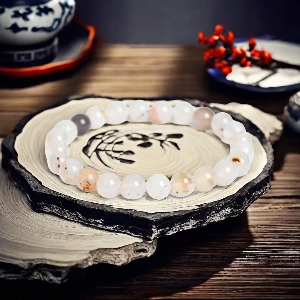 White Agate Bracelet