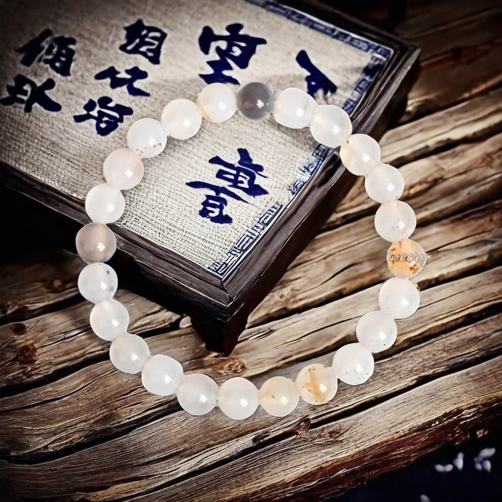 White Agate Bracelet