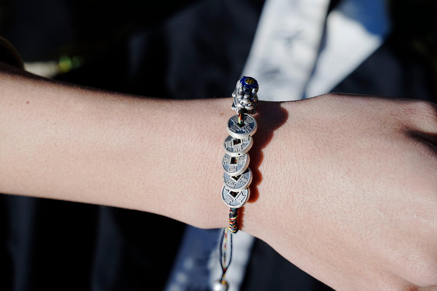 Five Emperor Coins & Pi Xiu Amulet Bracelet